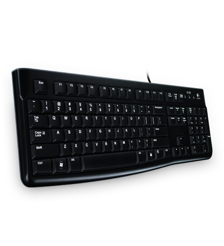 Logitech K120 USB billentyûzet Black HU