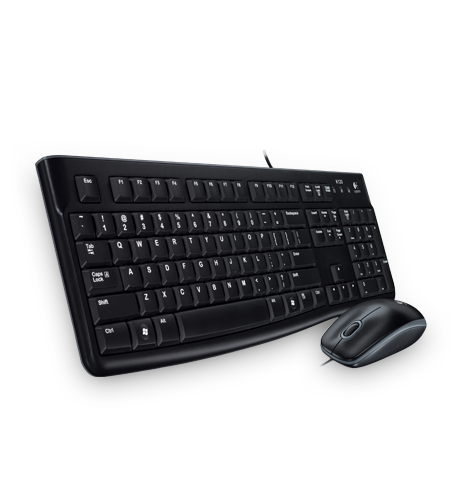 Logitech MK120 USB billentyûzet + egér Black HU