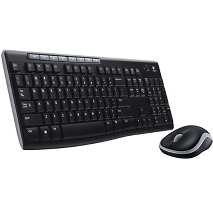 Logitech MK270 Wireless Billentyûzet + Egér Black HU