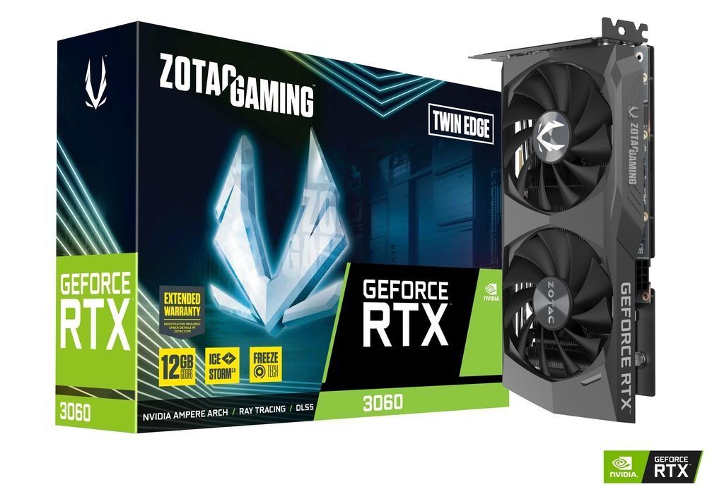 Zotac GeForce RTX3060 12GB DDR6 Twin Edge