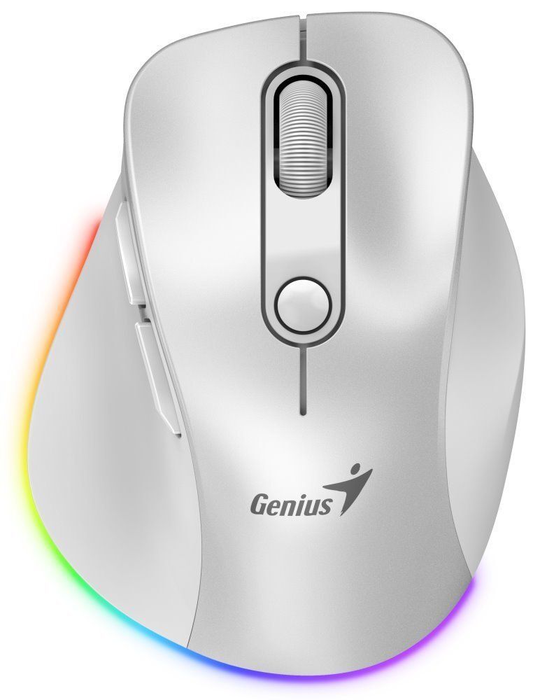 Genius Ergo 9000S Pro Wireless mouse Pearl White