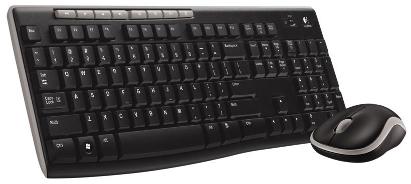 Logitech MK270 Wireless Keyboard + Mouse Black DE 