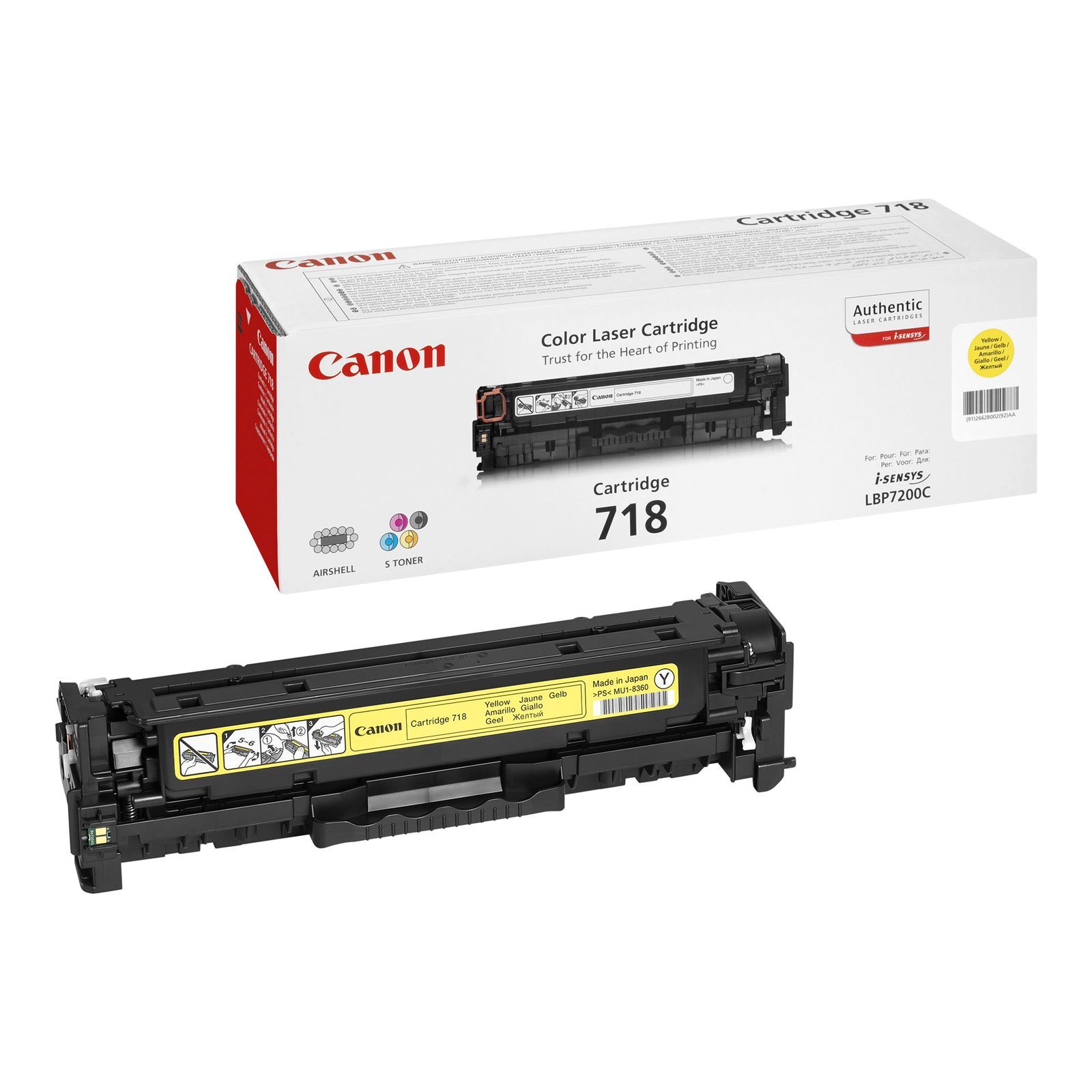 CRG 718 Yellow toner