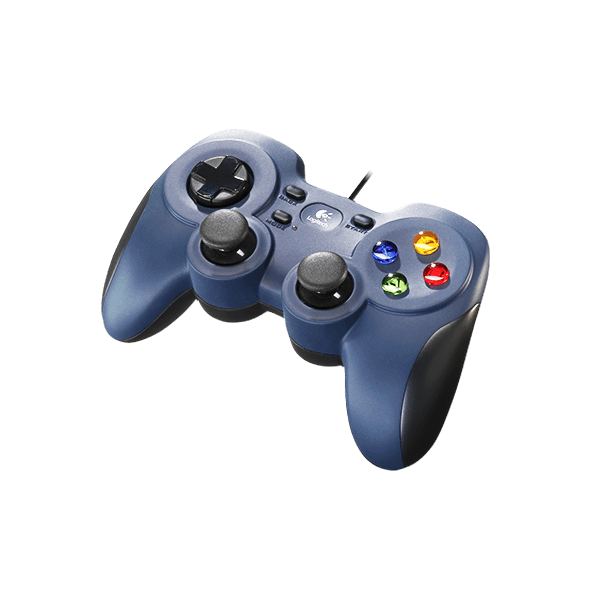 Gamepad - F310 (Vezetékes, USB, kék/fekete)